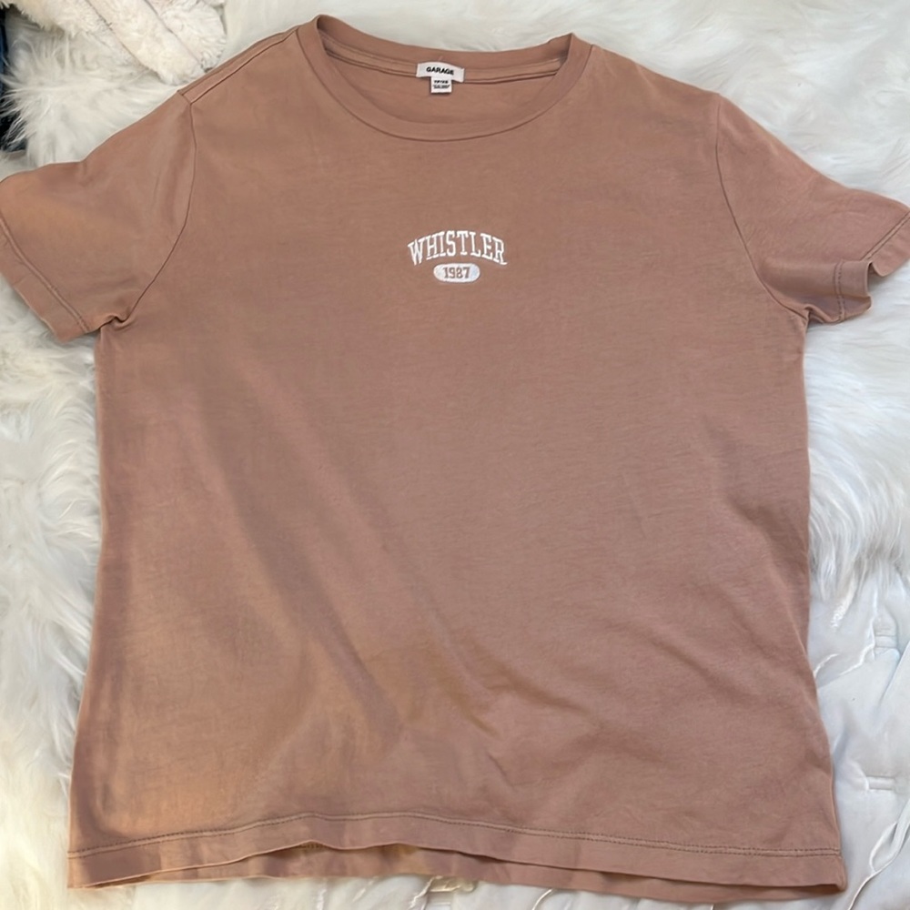 Garage Tee Blush Pink Brand New Never Worn